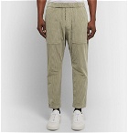 Barena - Tapered Stretch-Cotton Corduroy Trousers - Beige