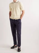 DOPPIAA - Aagar Ribbed Cotton Shirt - Neutrals