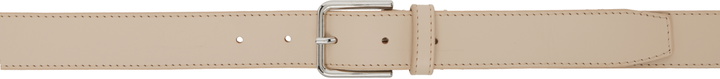Photo: The Frankie Shop Beige Toni Leather Belt