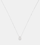 Persée Floating 18kt white gold necklace with diamonds