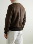 Boglioli - Shearling Bomber Jacket - Brown