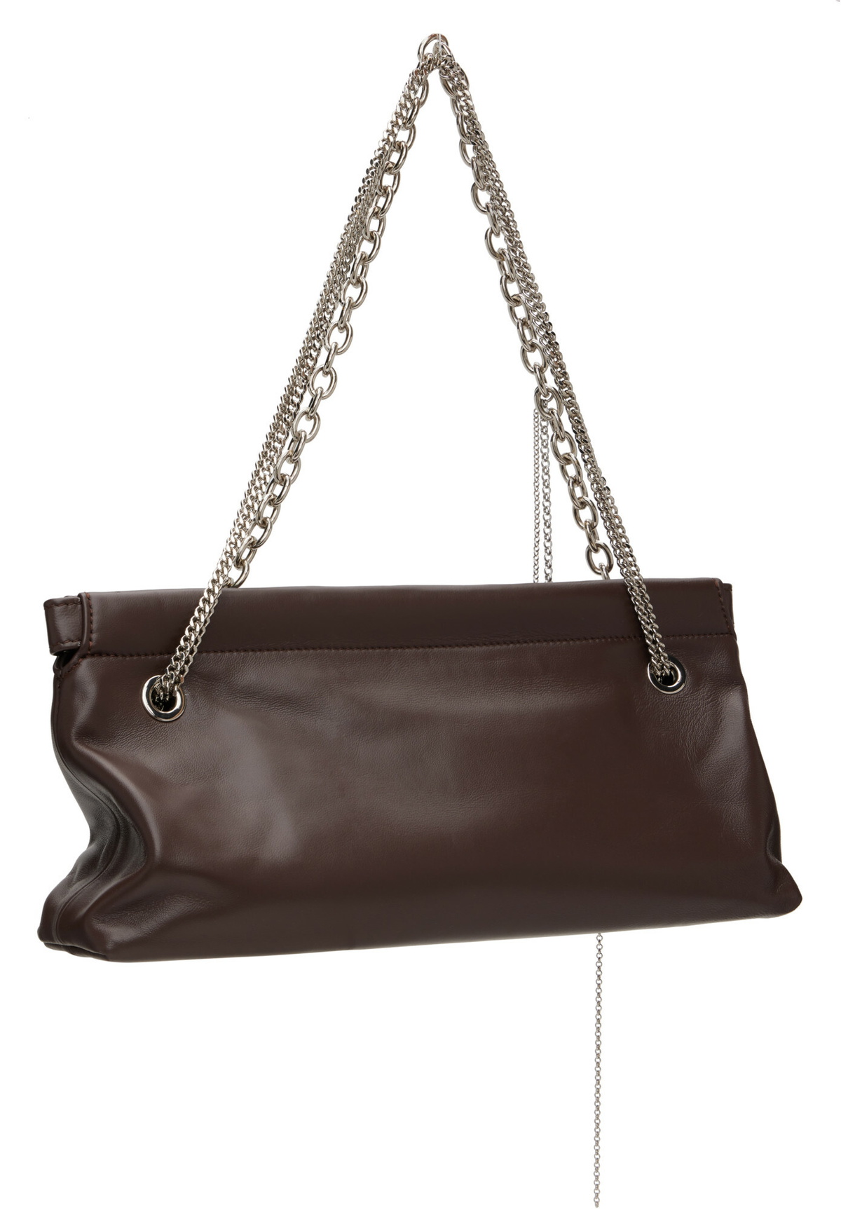Justine Clenquet Brown Flor Chain Bag