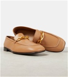 Jimmy Choo Diamond Tilda leather loafers