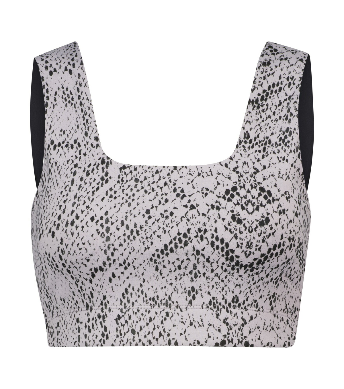 Delta cheetah-print sports bra in grey - Varley