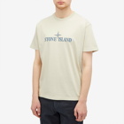 Stone Island Men's Logo T-Shirt in Plaster