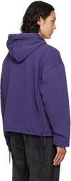 Solid Homme Purple Triple String Hoodie