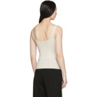 Ernest Leoty Off-White Jade Tank Top