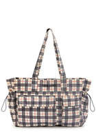 Damson Madder Eliza Checked Shell Tote bag - Yellow - One Size