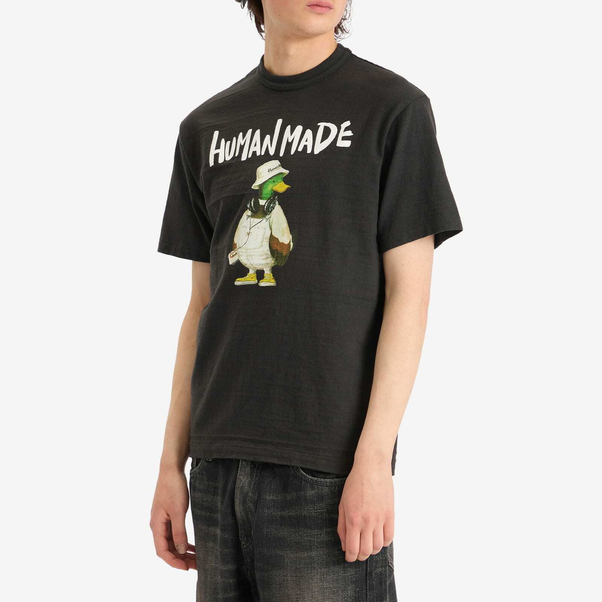 Human Made Men's Polo Duck T-shirt in Black