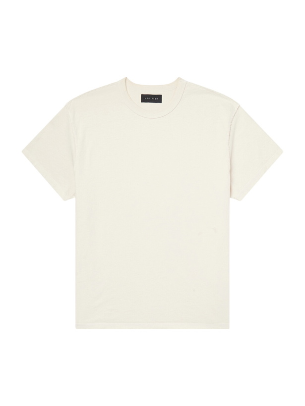Photo: Les Tien - Cotton-Jersey T-Shirt - Neutrals