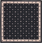 Vivienne Westwood Black Ikat Pocket Square Scarf
