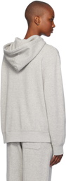 The Elder Statesman Gray Daily Lightweight Hoodie