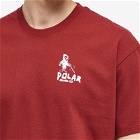 Polar Skate Co. Men's Reaper T-Shirt in Wine