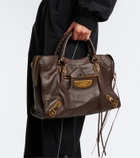 Balenciaga Le City Uptown Medium leather top-handle bag