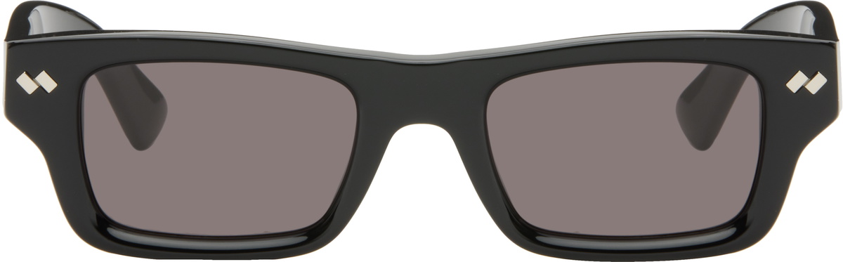 Bottega Veneta Black Dizzy Square Sunglasses
