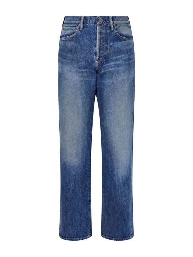 Photo: Visvim - Social Sculpture 01 Straight-Leg Distressed Jeans - Blue