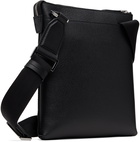 BOSS Black Structured Leather Pouch