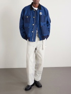 Sacai - Carhart WIP Padded Shell and Cotton-Twill Bomber Jacket - Blue