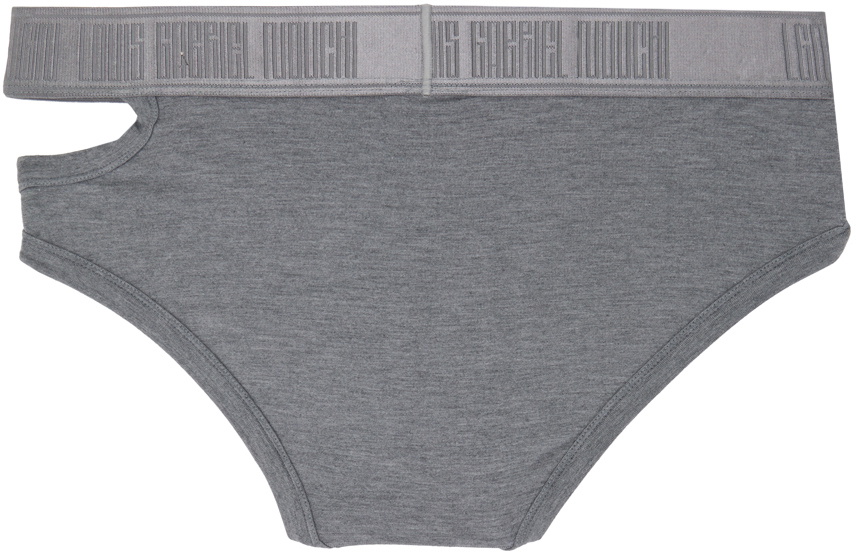 LGN Louis Gabriel Nouchi Gray Cutout Briefs
