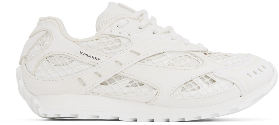 Bottega Veneta White & Off-White Orbit Sneakers Bottega Veneta