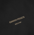 Common Projects - Logo-Print Leather Tote Bag - Black