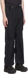 and wander Black Cotton Trousers