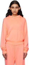 SKIMS Orange Modal French Terry Classic Hoodie