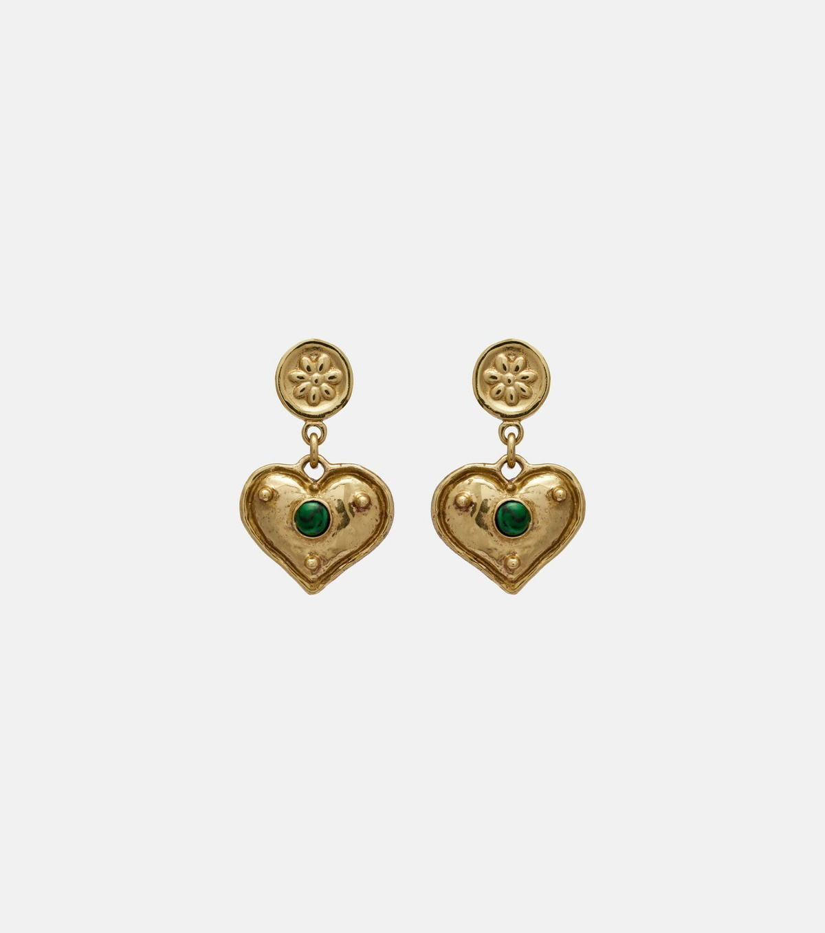 Alémais Jem Heart drop earrings