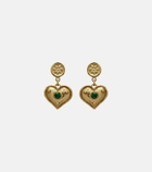 Alémais Jem Heart drop earrings