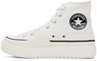 Converse White All Star Construct Sneakers