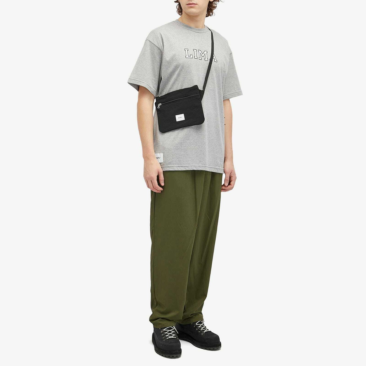 WTAPS ブラック ショルダーバッグ サコッシュ　shoulder bag WTAPS 新品 ダブルタップス SLING BAG.NYLON サコッシュ