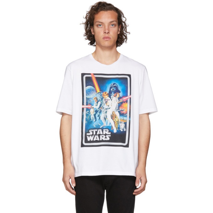 Photo: Etro White Star Wars Edition Poster T-Shirt
