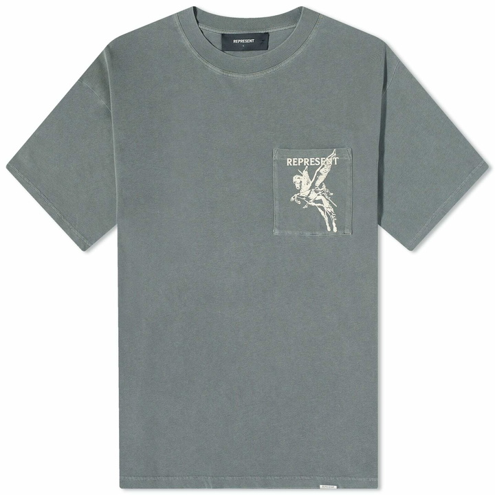 Photo: Represent Men's Power And Speed T-Shirt in Olive