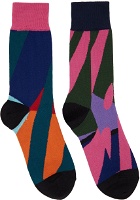Sacai Multicolor KAWS Edition Colorblocked Socks