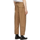 Lemaire Brown Military Trousers