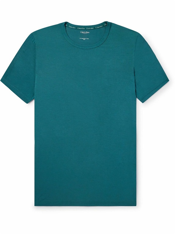 Photo: Calvin Klein Underwear - Stretch-Jersey Pyjama T-Shirt - Green