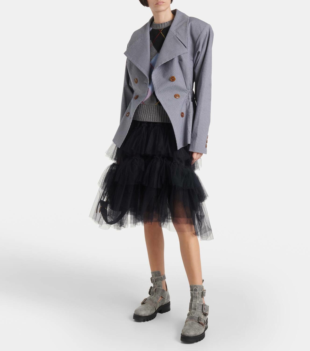 Vivienne Westwood Cut-out leather ankle boots