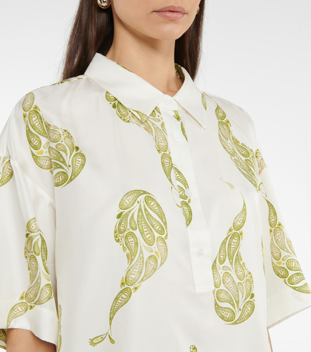 Christopher Esber Paisley silk twill shirt
