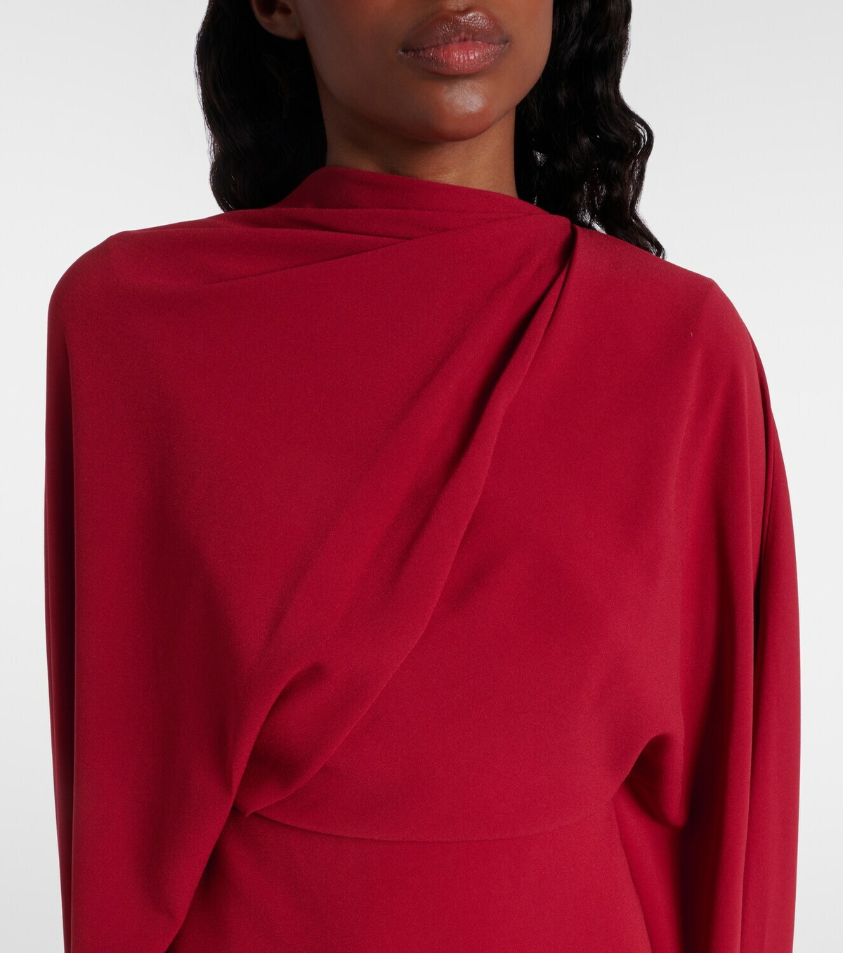 Roksanda Neolitsea caped crêpe cocktail dress