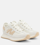 Moncler Pacey2 suede-trimmed sneakers