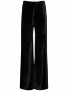 GALVAN - Julianne High Rise Velvet Wide Leg Pants