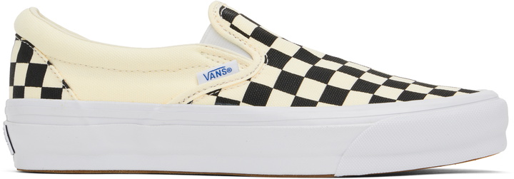Photo: Vans Black & White LX Slip-On Reissue 98 Sneakers