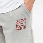 PACCBET Men's Logo Sweat Pants in Grey Melange