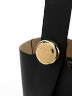 LOEWE Black Pebble Medium Leather Bucket Bag
