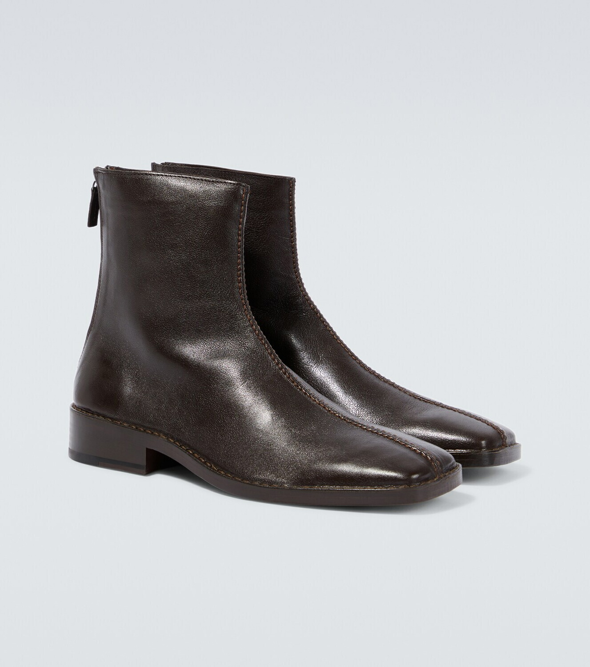 Lemaire Leather ankle boots