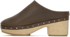 Lauren Manoogian Brown Studio Clogs