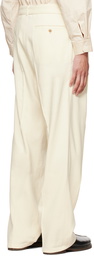 Lemaire Off-White Loose Trousers