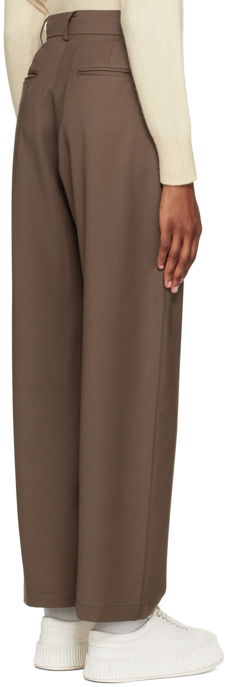 Arch The Brown Straight-Leg Trousers