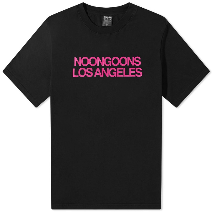 Photo: Noon Goons Men's Right Here T-Shirt in Black
