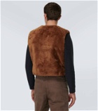 Entire Studios Cropped faux fur vest